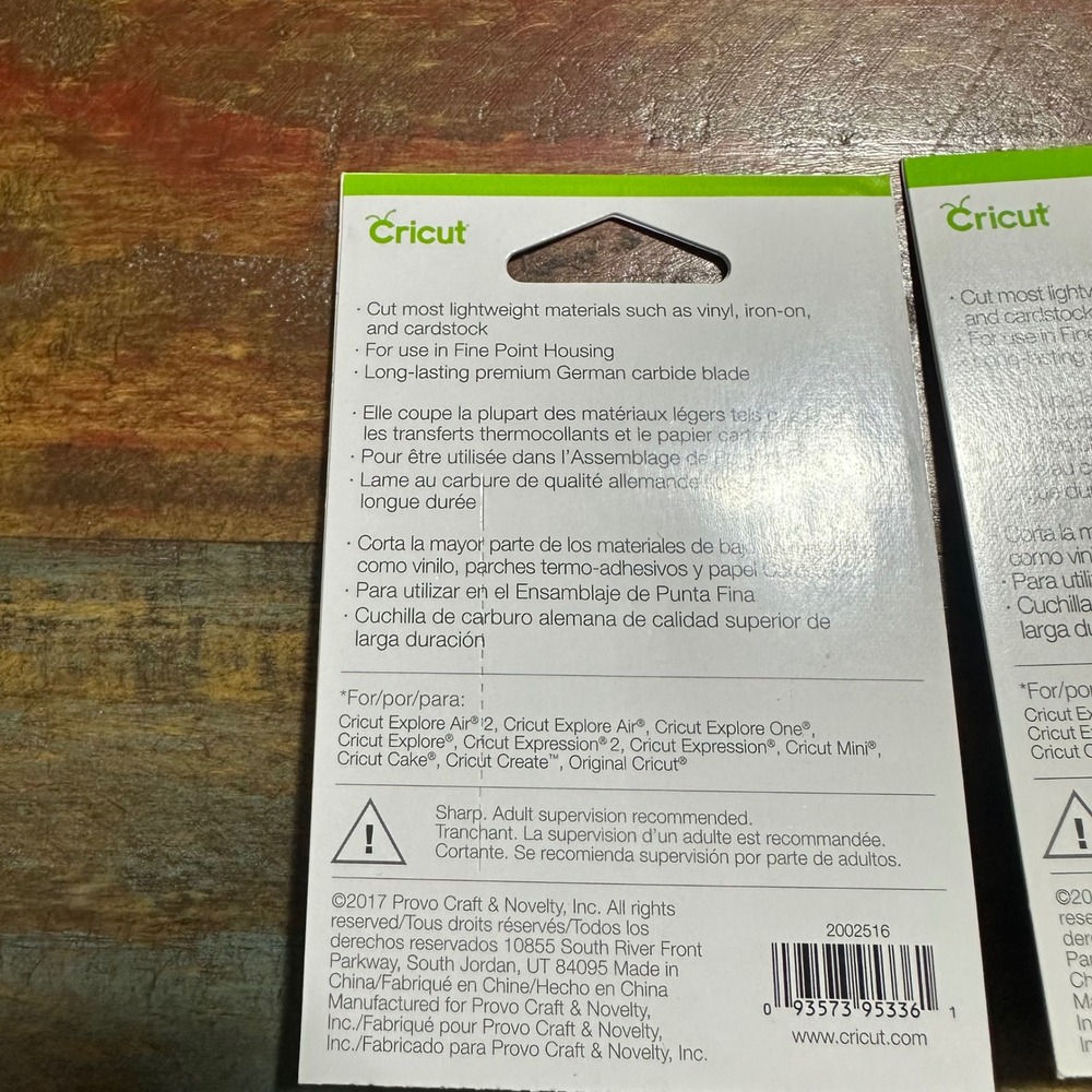 Cricut‎ Premium Fine Point Blade Lot of 3 German Carbide for Explore Expression - Picture 4 of 4